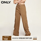 ONLY秋冬時(shí)尚百搭寬松高腰直筒長(cháng)褲休閑褲女|123314041 E10 海藻綠色KELP 170/72A/LR
