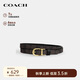 蔻馳（COACH）【品牌直供】男女同款18MM針扣腰帶 深棕色 CX058IMXAQ