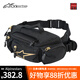 Alpinestarsa星摩托車腰包休閑摩托摩旅包公路機(jī)車裝備收納包KANGA-2 黑/金色185
