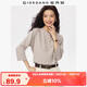 佐丹奴亨利衫女秋季純棉美式亨利領(lǐng)插肩七分袖上衣女13325771