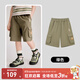 PawinPaw卡通小熊童裝夏季男童純棉褲子五分短褲時(shí)尚 Green綠色/40 150 cm