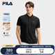 FILA 斐樂(lè)官方領(lǐng)航POLO短袖t恤2025年夏季時(shí)尚休閑涼感上衣男子針織衫
