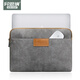ACE COAT筆記本內膽包電腦抗震防摔保護套布袋適用蘋(píng)果華為聯(lián)想13/14英寸 深灰色 13英寸