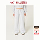 HOLLISTER25春夏baggy慵懶歐若風(fēng)運(yùn)動(dòng)衛(wèi)褲長(zhǎng)褲女裝KI347-5022 淺灰色 M (74A)短版