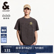 杰克·瓊斯（JACK&JONES） 夏季純棉時(shí)尚潮寬松羅紋圓領(lǐng)字母圖案短袖T恤上衣男裝225201068