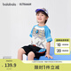 巴拉巴拉兒童短袖套裝2025童裝夏季男兩件套【奧特曼IP商場同款】 藍紅色調00386 120