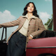 TOMMY HILFIGER【金智秀同款】25新款秋女半拉鏈寬松絞花針織羊毛毛衣46425米色ADKS