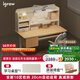 愛(ài)果樂(lè)（IGROW）兒童學(xué)習(xí)桌家用寫(xiě)字桌課桌椅套裝升降桌子中小學(xué)生實(shí)木書(shū)桌子1.2m 幾何貓+星際椅2.0Se+感光燈 橘