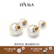 翡拉拉（fellala）時(shí)尚耳釘女 日韓國(guó)簡(jiǎn)約雙面耳環(huán)人造仿珍珠耳飾送閨蜜送女友禮物 商場(chǎng)同款
