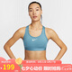 耐克NIKE運動內(nèi)衣女中度支撐MED SPT BRA運動內(nèi)衣 DX6822-006藍色 XL