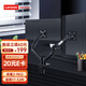 聯(lián)想（Lenovo）雙屏顯示器支架一拖二 機械臂 顯示器支架臂 顯示器支架雙屏 顯示屏幕支架 電腦支架桌夾式AM120黑