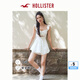 HOLLISTER25夏季新甜美歐若風(fēng)鏤空小飛袖連衣裙褲女裝KI359-5034 云朵白碎花 L (165/100A)標準版