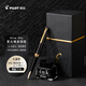 百樂(lè )（PILOT）Elite95s 精英折疊鋼筆套裝14k金筆尖練字商務(wù)辦公成人鋼筆節日禮物 F尖黑色筆帽(配墨水)