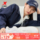 特步（XTEP）板鞋女秋季新款運動(dòng)休閑空軍一號板鞋耐磨百搭女板鞋時(shí)尚女鞋 帆白【女】 37
