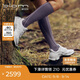 愛(ài)步（ECCO）BIOM C蹤跡 透氣厚底老爹鞋戶(hù)外徒步運動(dòng)鞋女 健步803223 銀色39
