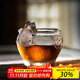高茗（gaoming） 高茗 琉璃茶杯故宮御貓杯耐熱玻璃主人杯單杯個性創(chuàng)意喝茶小杯可愛茶盞 御貓琉璃杯