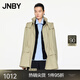 JNBY/江南布衣春秋風(fēng)衣女寬松連帽A字型大廓形簡約工裝風(fēng)5O8911830 269/綠卡其 S