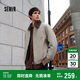 森馬（Semir）棉服男假兩件飛行員拼接牛仔棉衣2025年oversize冬109725112106