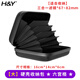 H&Y圓形濾鏡收納包 收納袋保護盒 多功能攝影包 三合一套裝專(zhuān)用 分格多層 防水防塵防震抗摔 輕巧便攜 【大】圓形濾鏡收納包-6宮格