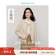 茵曼（INMAN）小香風(fēng)外套女2025秋新款寬松小個(gè)子高級感氣質(zhì)休閑長(cháng)袖上衣 杏色 M