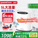 魚(yú)躍（Yuwell）【官方正品】5升L家用制氧機可調吸氧機老人氧氣吸氧霧化一體氧氣 【國家補貼】院氧款 5L可調+霧化+負離子+大禮包