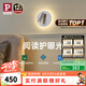 Paulmann P德國柏曼護(hù)眼壁燈臥室床頭閱讀燈書房漫反射氛圍照明柔光燈 【星沙白】9W-4000K 紫光護(hù)眼