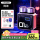 同詩（T-FLASH）艾齊S9雙頭高速剃須刀合金便攜式迷你男士電動(dòng)熱敷高速刮胡刀送老公男朋友送生日禮物 曜石黑【銀卡禮盒+禮品袋】