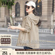 絲柏舍連帽外套2025秋裝新款女抽繩長(cháng)袖顯瘦拉鏈寬松休閑上衣