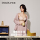 伊維斯【留白】小海豚微聚攏女內(nèi)衣簡約透氣無痕文胸小胸顯大無鋼圈內(nèi)衣 灰褐套裝[內(nèi)褲均碼80-140斤] XL /170(適合：80D,85ABC)