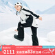 phenix菲尼克斯 SP27 兒童大童滑雪服套裝單雙板大童寬松潮流滑雪衣套裝 奶白色 140cm