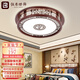 佰房燈飾新中式led吸頂燈餐廳臥室燈仿古國風(fēng)實木燈飾書房復(fù)古典中山燈具 【蘭桂齊芳】圓形直徑52厘米80W 三色溫