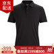 始祖鳥（ARC'TERYX）CAPTIVE SS 男子POLO馬球衫 抗菌吸汗速干透氣商務翻領短袖T恤衫 Black黑色 L 80-90kg/尺碼偏大