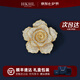 HKHL 山茶花胸針女士高級感西裝胸花別針絲巾扣七夕情人節禮物送女友 山茶花胸針
