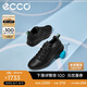 愛步（ECCO）休閑鞋男 軟底舒適輕盈牛皮運(yùn)動休閑鞋 靈動525274 黑色42