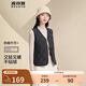 波司登（BOSIDENG）【斷碼清倉(cāng)】輕薄羽絨服女款90絨葫蘆紋輕盈便攜馬甲保暖內(nèi)膽背心 【店長(zhǎng)推薦】黑色8056 L 170/92A