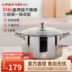 凌豐湯鍋316L不銹鋼煲湯鍋家用無(wú)涂層煮鍋燉鍋煮面鍋電磁爐燃氣灶通用 【2-3人用】 22cm 4L