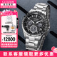 西鐵城（CITIZEN） 西鐵城GPS衛星對時(shí)系列舒博鈦DLC間金色表帶日期顯示時(shí)尚送男友 CC9015-54E 光動(dòng)能衛星對時(shí)
