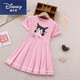 迪士尼（Disney）女童夏季短袖連衣裙2025新款夏裝敖丙姑姑敖潤裙子哪吒兒童服裝棉 【石磯娘娘】粉 140 建議身高124-135cm
