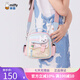米菲（MIFFY）斜挎包女高級感印花休閑簡(jiǎn)約小方包生日禮物肩帶可調可愛(ài)風(fēng) 粉藍色