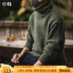 馬登工裝 美式復(fù)古純色保暖高領(lǐng)針織衫馬海毛毛衣秋季個性打底衫男 綠色 XL