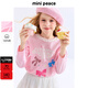MiniPeace太平鳥(niǎo)童裝女童長(cháng)袖T恤FBCPF1218 糖果粉 130cm