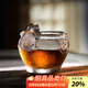 高茗（gaoming） 高茗 琉璃茶杯故宮御貓杯耐熱玻璃主人杯單杯個性創(chuàng)意喝茶小杯可愛茶盞 御貓琉璃杯