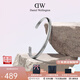丹尼爾惠靈頓（DanielWellington）dw手鐲 情侶款開(kāi)口可調節經(jīng)典簡(jiǎn)約時(shí)尚手環(huán)飾品 生日禮物送女友 典雅銀手鐲（小號）DW00400004