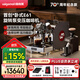 wigomat唯咖美W12 【補(bǔ)貼15%】意式半自動咖啡機(jī)E61家用分體半自動咖啡機(jī)商用辦公室拉花打奶泡美式復(fù)古風(fēng) W12隕石灰+GK40深烘黑