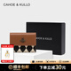 CAHOE KULLO錢包女短款2025新款時尚女士小卡包手拿包女錢夾多卡位零錢包 菱格咖棕-ck女包七夕情人節(jié)生日禮物送女友送老婆 夏季實用走心高級感送閨蜜