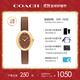 蔻馳（COACH）SAMMY系列 棕色 皮帶石英女表14504426 禮物/送禮