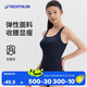 迪卡儂泳衣女連體三角抗氯游泳服顯瘦大碼泳裝泡溫泉深藍4230021