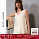 愛(ài)慕創(chuàng  )背心女24AW調性22含桑蠶絲舒適無(wú)袖上衣女CA811422 練白色CPB 170