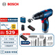 博世（BOSCH）電鉆鉆墻打孔多功能家用螺絲刀GSB120單電12V鋰電+小黑盒附件箱