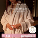 康爾馨【hug浴袍】酒店埃及棉情侶高檔睡袍純棉吸水男女浴袍 白色M碼